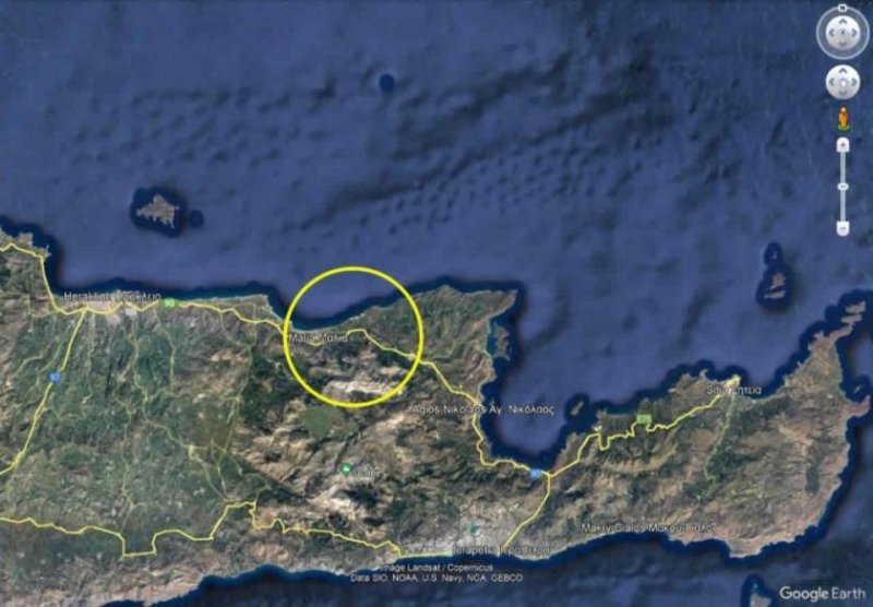 Sisi Baugrundstück mit Meerblick in Sisi, Kreta Grundstück kaufen